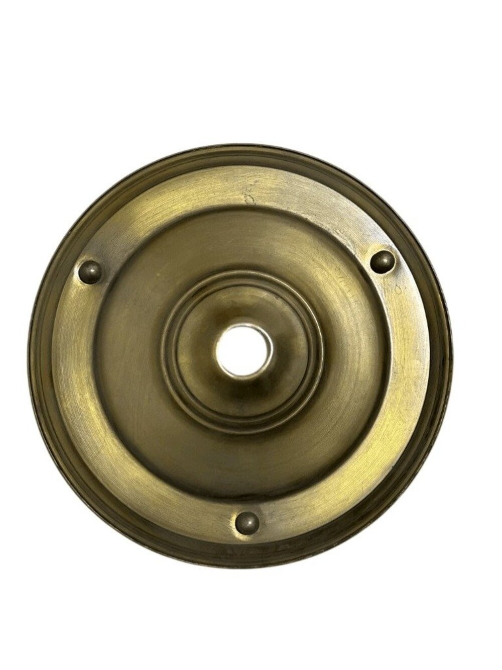 Vintage Solid Brass Ceiling Light Canopy 12”